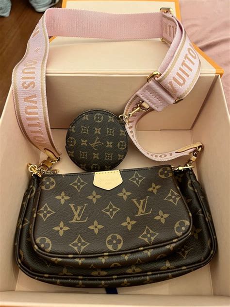 louis vuitton borsa rosa tracolla|Monogram di Louis Vuitton da donna .